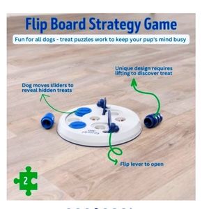 Activity flip board activity strategy game dog toy